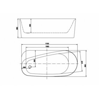 Ванна Aquatek Прима 170x80