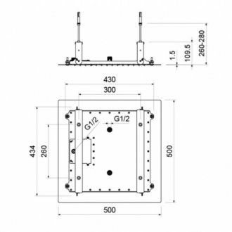 Верхний душ Aquatek AQ2082CR