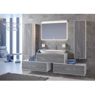 Мебель для ванной Aqwella Genesis 100 миллениум серый