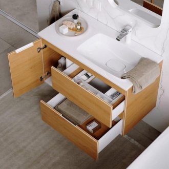 Мебель для ванной Aqwella Accent 90R дуб золотой