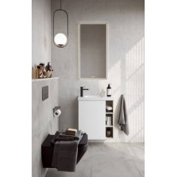 Мебель для ванной Aqwella Alba 60L белая/светлый к...
