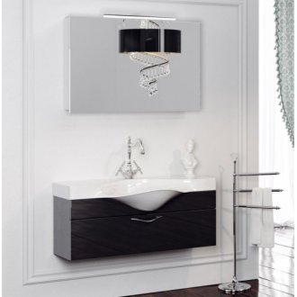 Мебель для ванной Aqwella Бродвей 110 черный глянец