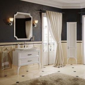 Мебель для ванной Aqwella La Donna белая (уценка)