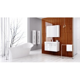 Мебель для ванной подвесная Aqwella Милан 80 с дверцами