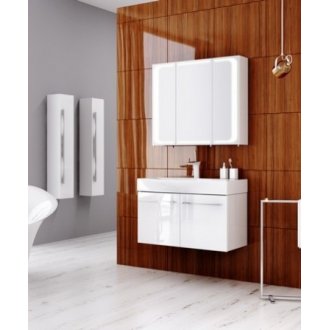 Мебель для ванной подвесная Aqwella Милан 100 с дверцами