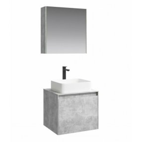 Мебель для ванной Aqwella Mobi 60 бетон светлый