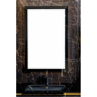 Зеркало с подсветкой Armadi Art Dolce 70 черный глянец