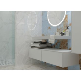 Мебель для ванной Armadi Art Flat 80/140 белый глянец