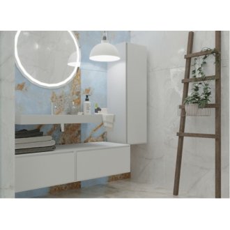 Мебель для ванной Armadi Art Flat 80/140 белый глянец