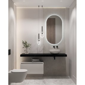 Мебель для ванной Armadi Art Flat 60/120 белый глянец