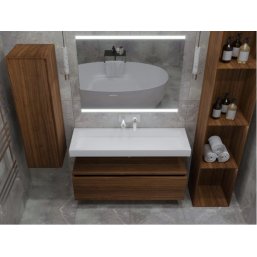 Мебель для ванной Armadi Art Flat 120 Dark Oak