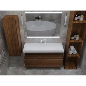 Мебель для ванной Armadi Art Flat 100 Dark Oak