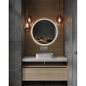 Мебель для ванной со столешницей Armadi Art Flat 120 Light Oak