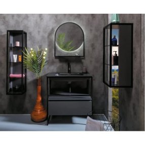 Мебель для ванной Armadi Art Loft 80 антрацит