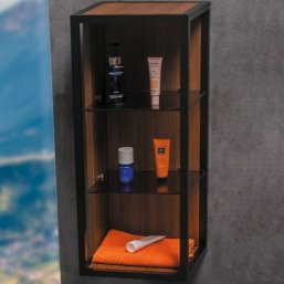 Шкаф-пенал подвесной Armadi Art Loft 30 низкий Dar...