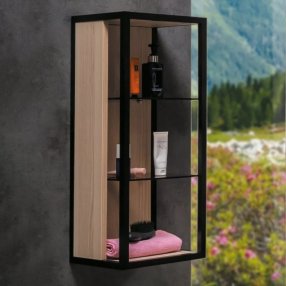 Шкаф-пенал подвесной Armadi Art Loft 30 низкий Light wood