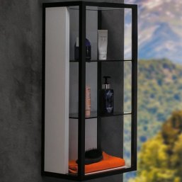 Шкаф-пенал подвесной Armadi Art Loft 30 низкий бел...