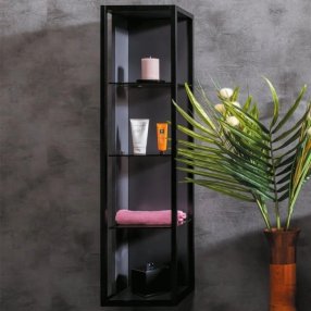 Шкаф-пенал подвесной Armadi Art Loft 30 высокий антрацит