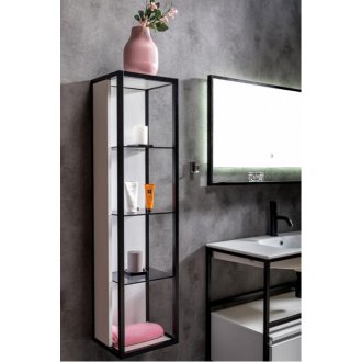 Шкаф-пенал подвесной Armadi Art Loft 30 высокий белый
