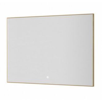 Зеркало с подсветкой Armadi Art Modern 100x70 Mat Gold