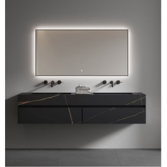 Зеркало с подсветкой Armadi Art Modern 140x70 Chrome