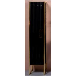 Пенал напольный Armadi Art Monaco 35 L черный глян...