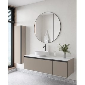 Мебель для ванной Armadi Art Quatro 2 140 Daphne/ антрацит 790-M2-140-D-A+792-140-W+801-MW