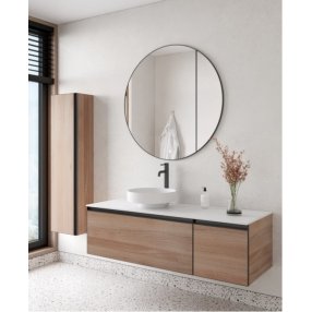 Мебель для ванной Armadi Art Quatro 2 140 Willow/ антрацит 790-M2-140-W-A+792-140-W+801-MW