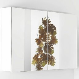 Зеркало-шкаф Armadi Art Vallessi 100 белый глянец