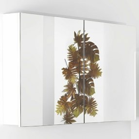Зеркало-шкаф Armadi Art Vallessi 100 белый глянец