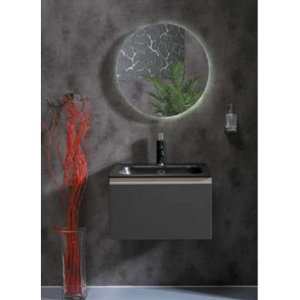 Мебель для ванной Armadi Art Vallessi 60 антрацит глянец 837-060-A glossy+838-060-A