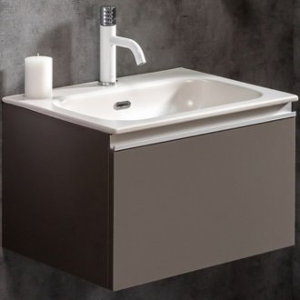 Мебель для ванной Armadi Art Vallessi 60 антрацит глянец 837-060-A glossy+838-060-WG