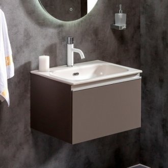 Мебель для ванной Armadi Art Vallessi 60 антрацит глянец 837-060-A glossy+838-060-WG