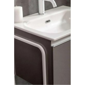Мебель для ванной Armadi Art Vallessi 60 антрацит матовый 837-060-A matt+838-060-WG