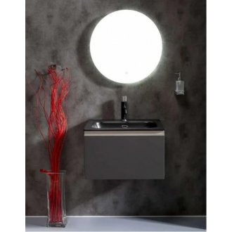 Мебель для ванной Armadi Art Vallessi 60 антрацит глянец 837-060-A glossy+838-060-A
