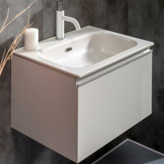 Мебель для ванной Armadi Art Vallessi 60 белая 837-060-W+838-060-WG