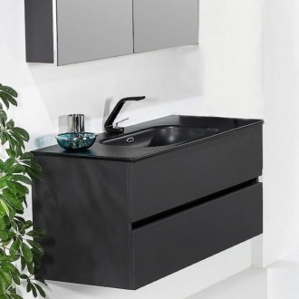 Мебель для ванной Armadi Art Vallessi 100 антрацит матовый 837-100-A mat+838-100-A
