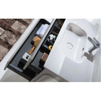 Мебель для ванной Armadi Art Vallessi 100 кашемир матовый 837-100-C mat+838-100-WG