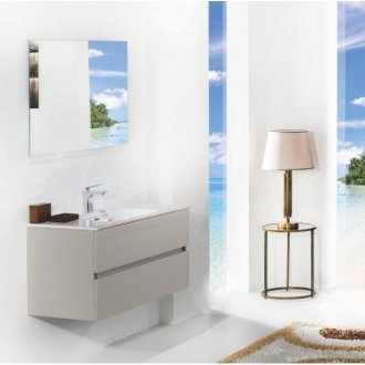 Мебель для ванной Armadi Art Vallessi 100 кашемир матовый 837-100-C mat+838-100-WG