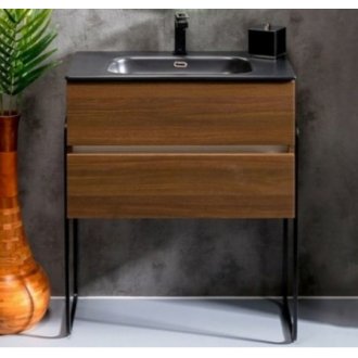 Мебель для ванной Armadi Art Vallessi 80 Dark Oak 837-080-D+838-080-A