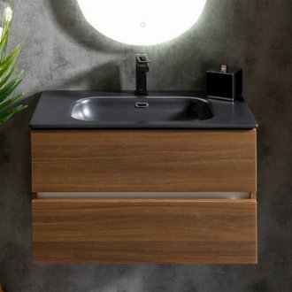 Мебель для ванной Armadi Art Vallessi 80 Dark Oak 837-080-D+838-080-A