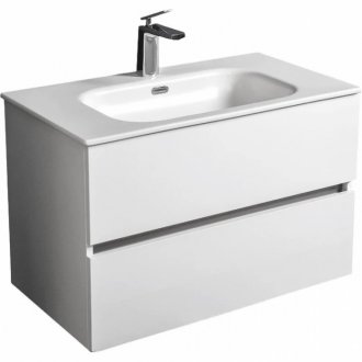 Мебель для ванной Armadi Art Vallessi 80 белая 837-080-W+838-080-WG