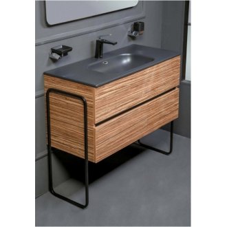 Мебель для ванной Armadi Art Vallessi 80 зебрано 837-080-Z+838-080-A