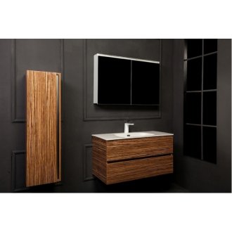 Мебель для ванной Armadi Art Vallessi 100 зебрано 837-100-Z+838-100-W