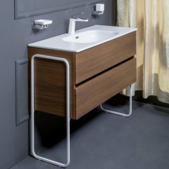 Мебель для ванной Armadi Art Vallessi 120 Dark Oak 837-120-D+838-120-W