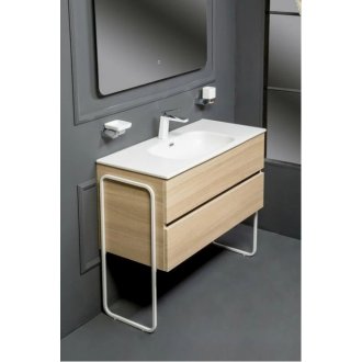 Мебель для ванной Armadi Art Vallessi 120 Light Oak 837-120-L+838-120-WG с ножками