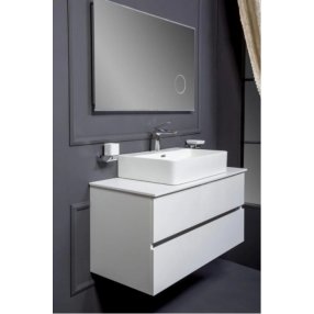Мебель для ванной Armadi Art Vallessi 100 белая 837-100-W+840-100-W+874