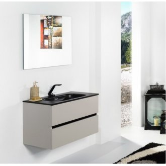 Мебель для ванной Armadi Art Vallessi 100 кашемир матовый 837-100-C mat+838-100-A