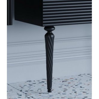 Мебель для ванной Armadi Art Vallessi Avantgarde Linea 100 черная/золото с ножками