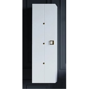Пенал подвесной Armadi Art Vallessi Avantgarde Piazza 35 белый/золото